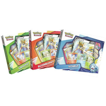 Pokemon - Galar Collection Grookey & Scorbunny & Sobble -  - Premium collection - PKMWINKEL