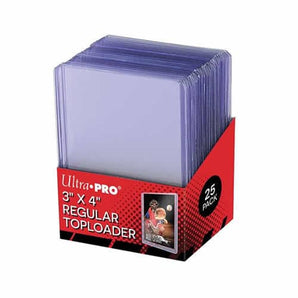 Ultra Pro - 3 x 4 Inch Toploaders Clear 25 Pack - Kaarten Toploader - Portfolio - PKMWINKEL